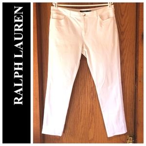 Ralph Lauren White Jeans 12